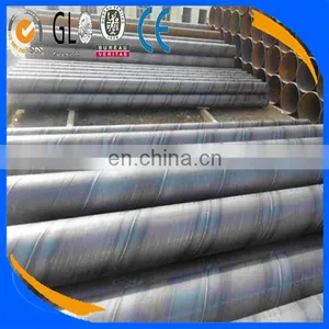 AWWA C200 Black Water Spiral Welded Steel Pipe for Pipeline Conveyance System thumbnail-4