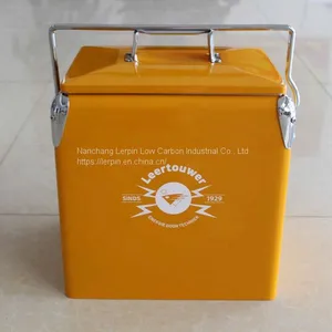 Metal Picnic Beer Cooler Boxes for Refrigeration thumbnail-2