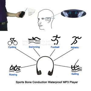 Aquatic Sports Training Waterproof IPX 8 Wireless USB Portable Long Range 1km Bone Conduction Headphone thumbnail-5