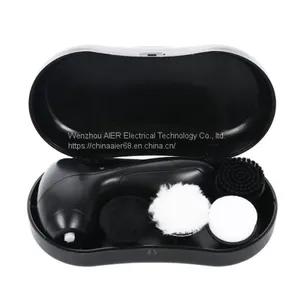 4-1 Portable Shoe Cleansing Shoes Polisher Dust Removing Brightening for Leather Care With Travel Case AE-711 thumbnail-3