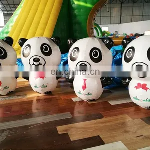 Cute PVC Indoor Advertising Inflatable Small Panda Cartoon Model For Event Evening Party thumbnail-6