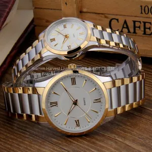 Men Stainless Steel Watches With Golden Bezel thumbnail-4