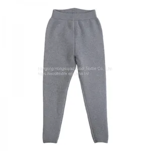 Pure Cashmere Trousers, Seamless Warm Wool Pants For Childrens thumbnail-3