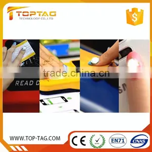 13.56MHz 3D Rfid NFC Nail Tag / Mobile Phone Nail Art Sticker With Led thumbnail-5