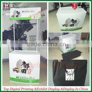 Custom Can Folded Supermarket Promotion Table and Counter thumbnail-1