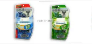 D318L Women Face Clean Triple Blade Shaving Razor thumbnail-6