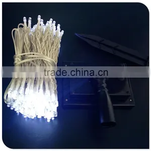 200 Led White Solar Motion Sensor Garden Light Outdoor Decoration Light thumbnail-1