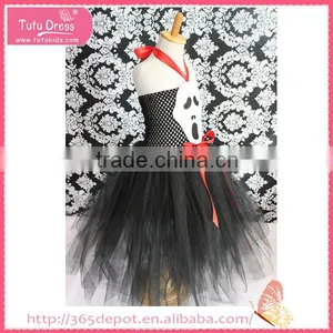 Orange and Black Pumpkin Decorated Chest Braces Gauze Dress Halloween Costume Supplier's Choice thumbnail-4