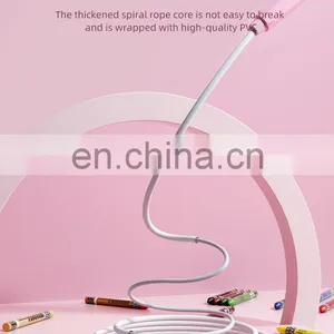 New Fashion Custom Logo Pink Skipping Rope Children Jump Rope thumbnail-3