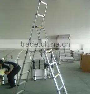 Multi-function Telescopic Step Ladder(EN131/SGS,CE/EN131)(We Also Have 3.8m,3.2m,2.9m,2.6m,2.0m and 1.9m*1.9m,etc.) thumbnail-1