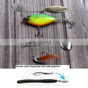 JOHNCOO DIY Spinner Lures Fishing Tackle Pesca Accessories Metal Sequins Lures Blade Spin thumbnail-3
