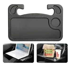 Eating/Laptop Desk Steering Wheel for Tesla Model 3/Model Y/Model S/Model X - Black thumbnail-1