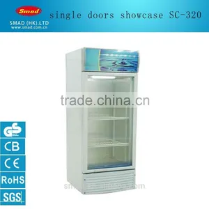 SC-281 Single Door Glass Display Showcase for Beverage China Manufactuer thumbnail-2