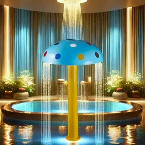 Factory Mushroom Water Park Feature for Pikes Swimming Pool Attractive Water Feature thumbnail-1