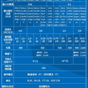 Electronic Adjustable Torque Wrench, Digital Display, High-precision Force Measurement, Digital Kilogram, Open Head, Preset Metric System thumbnail-5