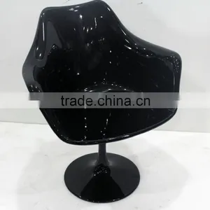 Cafe Replica Classic Tulip Armchair Fiberglass Chair Designed by Eero Saarinen thumbnail-3
