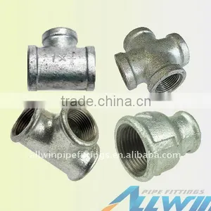 Black/galvanized Malleable Iron Pipe Fittings thumbnail-1