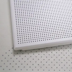 China Factory Lightweight Perforated Metal Suspended Ceil Lay-in Aluminum Ceiling Panel Hospital thumbnail-5