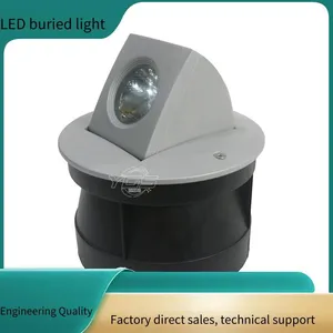 Led Outdoor Waterproof Semi-buried Ground Lights, Cob Adjustable Angle, Single Color Constant Light, Dmx512 Protocol thumbnail-3