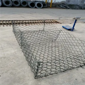 PVC-Coated Gabion Boxes 1m x 1m x 1m for Retaining Walls thumbnail-2