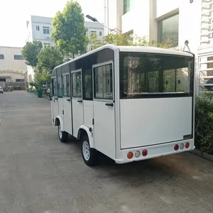 Dear Customer, we Sincerely Recommend to You an 11-seater Electric Sightseeing Bus With White Semi-glass Doors, Which is Suitable for Scenic Area Tours. Choosing us Means Trust, and We'll Safeguard You Around the Clock. thumbnail-5