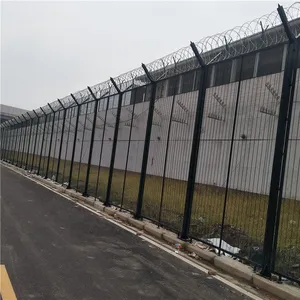 358 Anti Climb Security Fence With Optional Barbed Wire Topping thumbnail-2