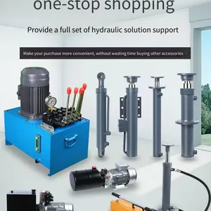 Large Hydraulic Cylinders, Oil Pressure Cylinders, Marine and Vehicle Cylinder Assemblies, Self-locking Front Flange Type Micro Cylinders thumbnail-1