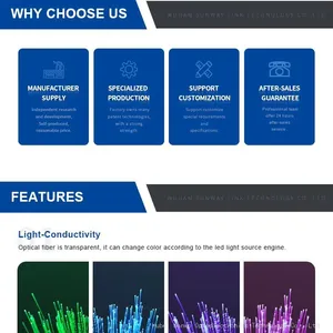 Best Quality LED PMMA Fiber Optic Cables IP67 Rated 5-Year Warranty 4100K Neutral White 90 CRI Cinema Ceiling Lighting thumbnail-3