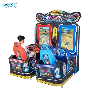 2 Player Racing Arcade Machine Rhythm Overdrive Dual Screen Car Driving Simulator for FEC Operators and Commercial Game Centers thumbnail-3