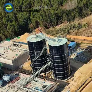 Leak-Proof Glass Lined Bolted Steel Tanks Anaerobic Digester Biogas Digester Plant thumbnail-1