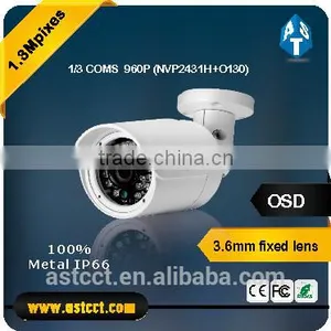 Low Price 720P 1.3 MP AHD HD Bullet CCTV Camera COMS Waterproof Camera With 3.6mm Fixed Lens thumbnail-1