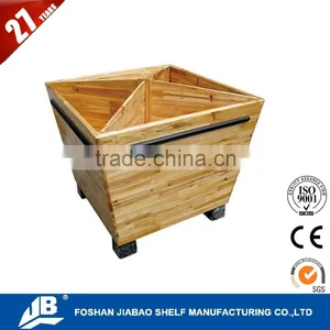 Foshan Jiabaowood Rice Display Rack Wooden Display Rack thumbnail-1