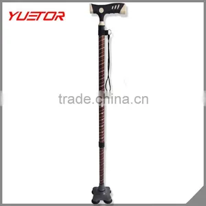 360 Degree Rotating T Handle Adjustable Walking Cane thumbnail-2