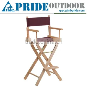 Wooden Furniture Designs Modern Outdoor Cheap Camping Canvas Folding Wooden Director Chair Quality Choice thumbnail-1