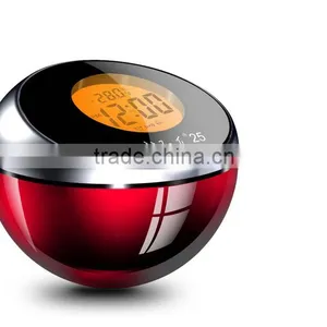 Creative LED Talking Bobble Clock Digital Temperature Battery/USB Power /electronic Desk Clocks Display thumbnail-4