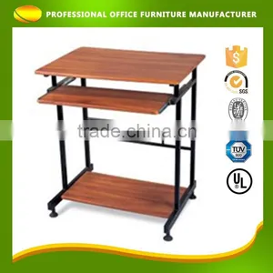 Customize Cheap Flat Pack Laptop Stand Lap Computer Table Design Wooden Standing Desk thumbnail-1