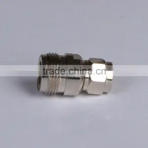 RF Connector, 75 Ohms Female N Connector to Male F Coaxial Cable Adaptor Connector thumbnail-1