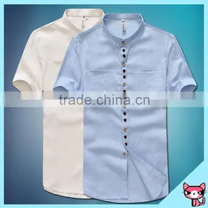 2015 Newest Special Design Sixteen Button Men Shirt thumbnail-1