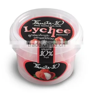 10% Fruit Gummy Soft Candy Fruity Lychee Flavored From Thailand thumbnail-2