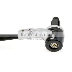 BJ-LG-003 Top Sale Silver Bent Style 7/8" 22mm CNC Motorcycle Brake Lever Guard Protectors thumbnail-5