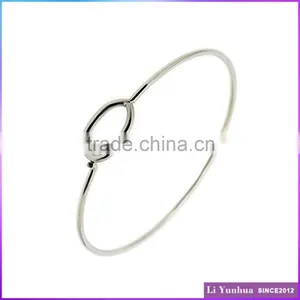 Stainless Steel 2mm Wire Bangle Adjustable Wire Bangle Steel,gold,rose Gold Pvd Acceptable thumbnail-1