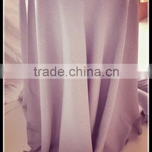 100% Hotel Linen Jacquard Table Cloth / Brocade Jacquard Table Cloth / Wedding Tablecloth thumbnail-1