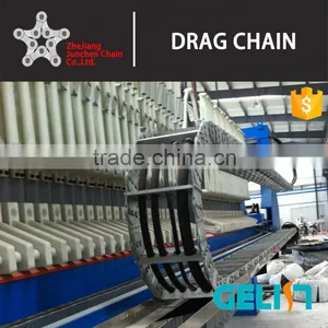 TLG Galvanized Steel Wire Carrier Electric Cnc Cable Drag Protection Chain thumbnail-1