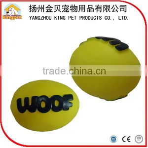 Eco Friendly Customized Colorful Squeaky Rubber Ball for Dogs thumbnail-2