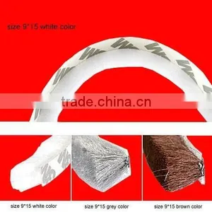 9*15mm Wool Pile Weather Strip for Seal Door Window thumbnail-2