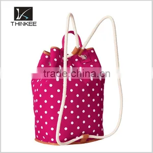 High Quality Design Your Logo Custom Drawstring Backpack thumbnail-1