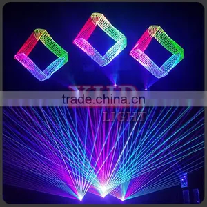 5W Multicolor Professional Laser Stage Laser Lighting,Indoor Outdoor Laser Discoteca Text Logo Projector thumbnail-2