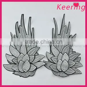 Handmade Applique Flower Embroidery Pattern for Wedding Dress Decoration thumbnail-1