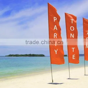 Long Life Custom Polyester Teardrop Feather Square Pegasus Advertising Flying Flag Banner Printing thumbnail-6