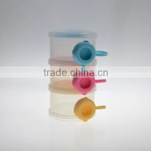 Baby Portable Three Layers of Milk Box Baby Milk Powder Box thumbnail-1